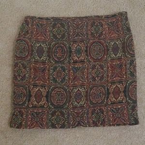 Forever 21 Brocade Skirt- Size S